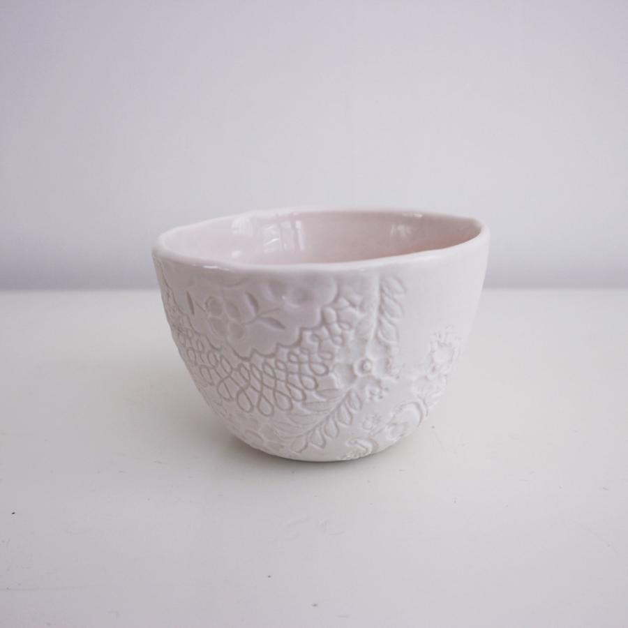 Myriam ait amar ceramics ALBERTINE espresso バロック刺繍レース パウダーピンク カップ エスプレッソ フレンチ 磁器 フランス ハンドメイド インテリア |  | 05