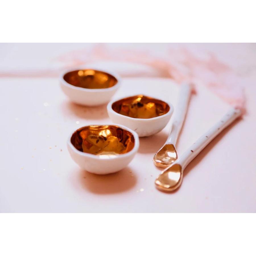Myriam ait amar ceramics Coupelle XS Doree ゴールド ミニカップ  フレンチ 磁器 フランス ハンドメイド インテリア |  | 03