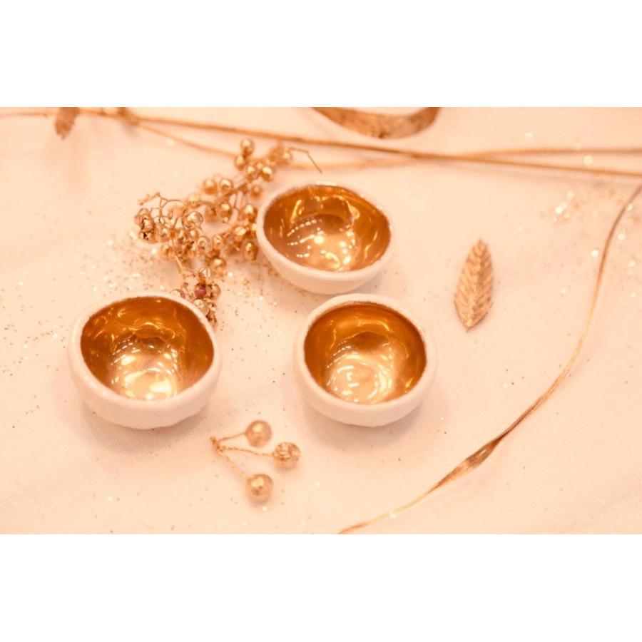 Myriam ait amar ceramics Coupelle XS Doree ゴールド ミニカップ  フレンチ 磁器 フランス ハンドメイド インテリア |  | 04