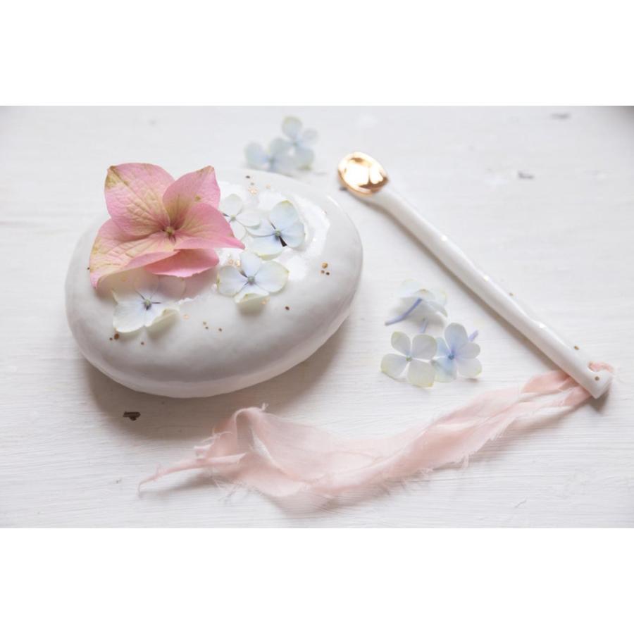 Myriam Ait Amar Ceramic Cute Spoons A 磁器 ゴールド リボン スプーン フレンチ フランス ハンドメイド インテリア パウダーピンク マドラー |  | 08