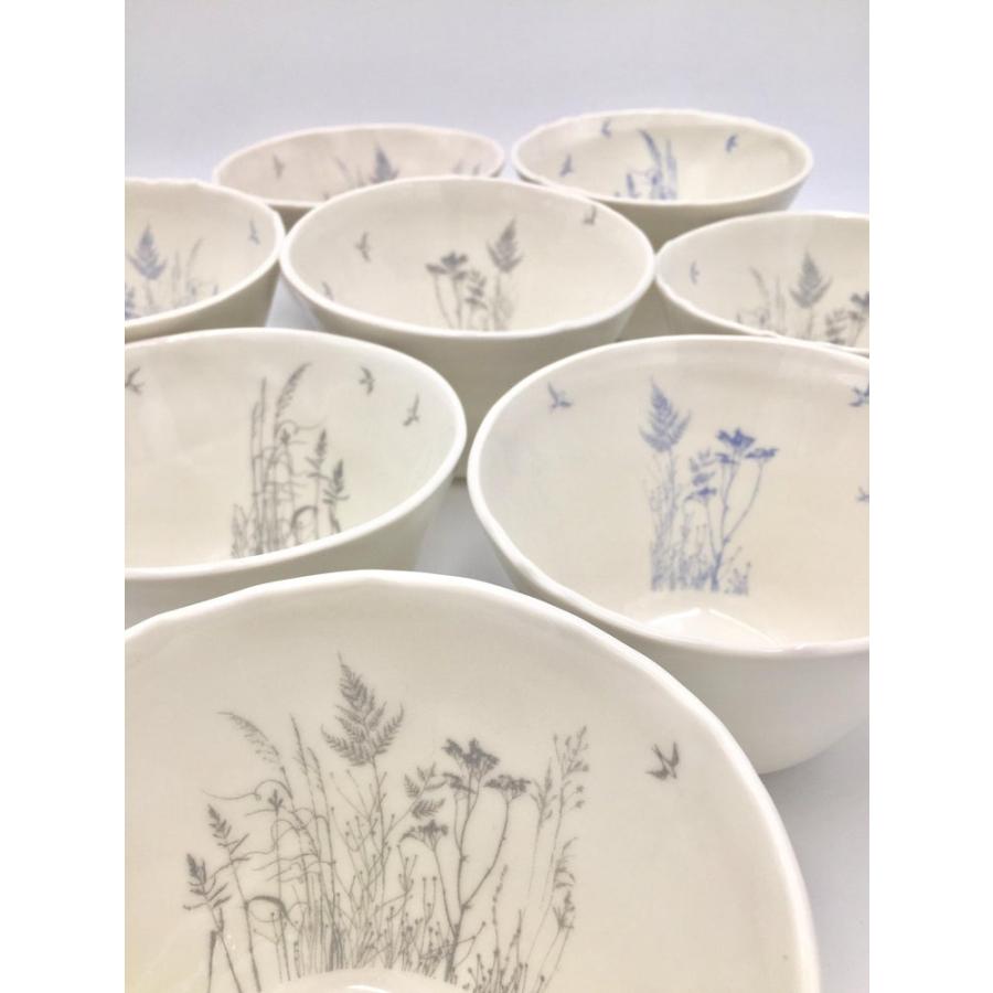 Myriam ait amar ceramics Bol Envolee FENOUIL ボウル 丼 ウイキョウ ツバメ ブルー フレンチ 磁器 フランス ハンドメイド インテリア |  | 04