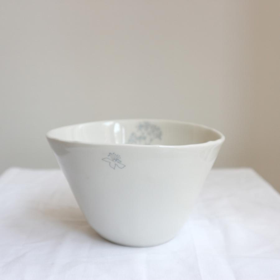 Myriam ait amar ceramics Bol Envolee FENOUIL フェンネル ボウル ブルー 丼 ウイキョウ  フレンチ 磁器 フランス ハンドメイド インテリア | 