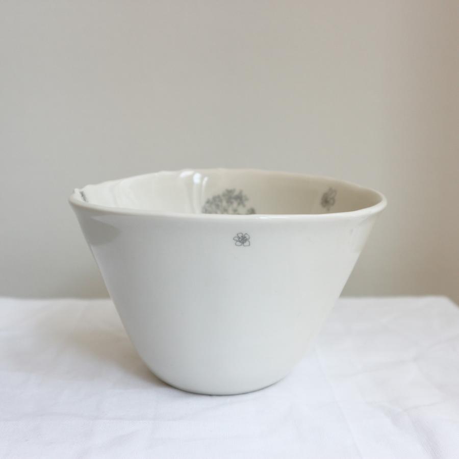 Myriam ait amar ceramics Bol Envolee FENOUIL フェンネル ボウル グレー 丼 ウイキョウ  フレンチ 磁器 フランス ハンドメイド インテリア | 