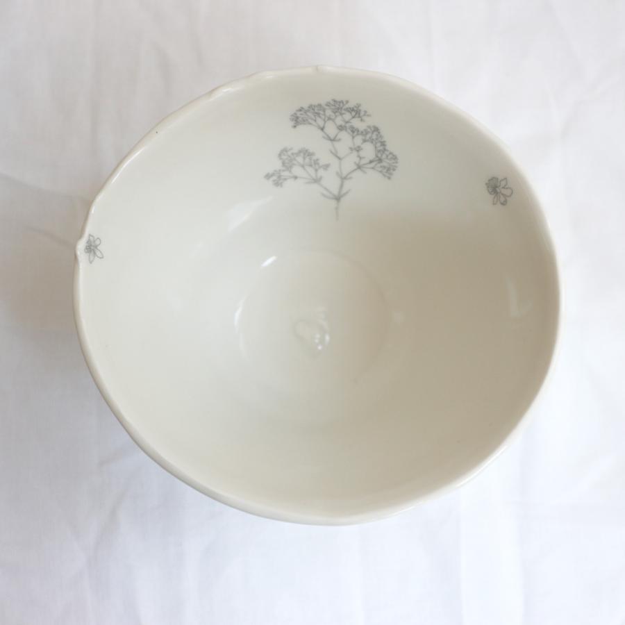 Myriam ait amar ceramics Bol Envolee FENOUIL フェンネル ボウル グレー 丼 ウイキョウ  フレンチ 磁器 フランス ハンドメイド インテリア |  | 01