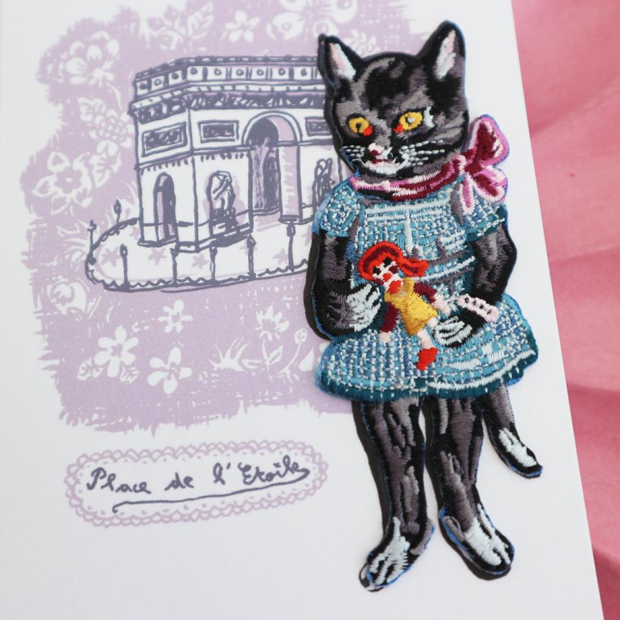 Nathalie Lete ナタリーレテ 刺繍 ワッペン グリーティングカード