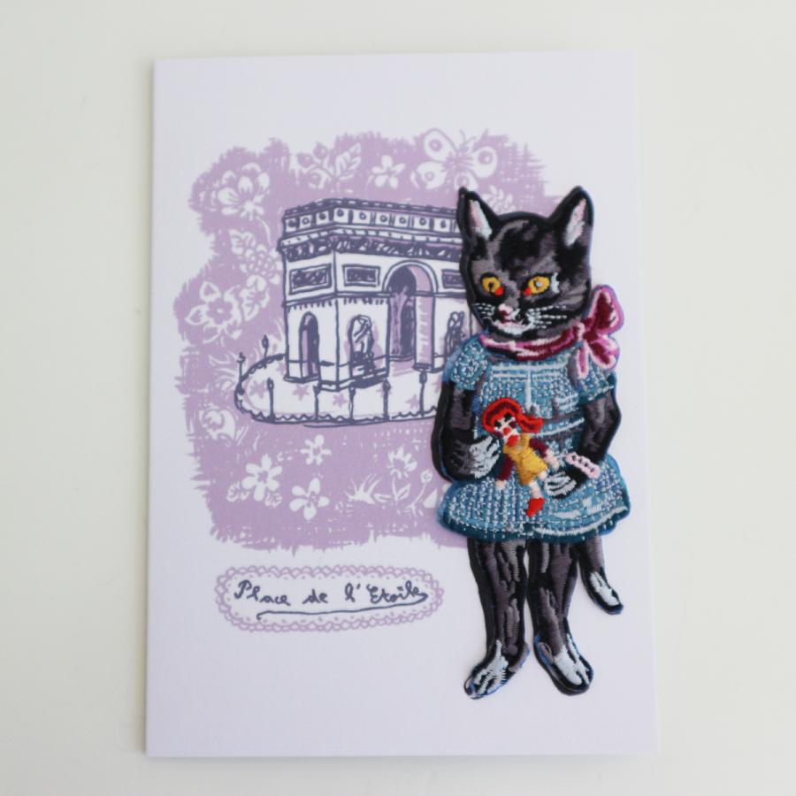 Nathalie Lete ナタリーレテ 刺繍 ワッペン グリーティングカード