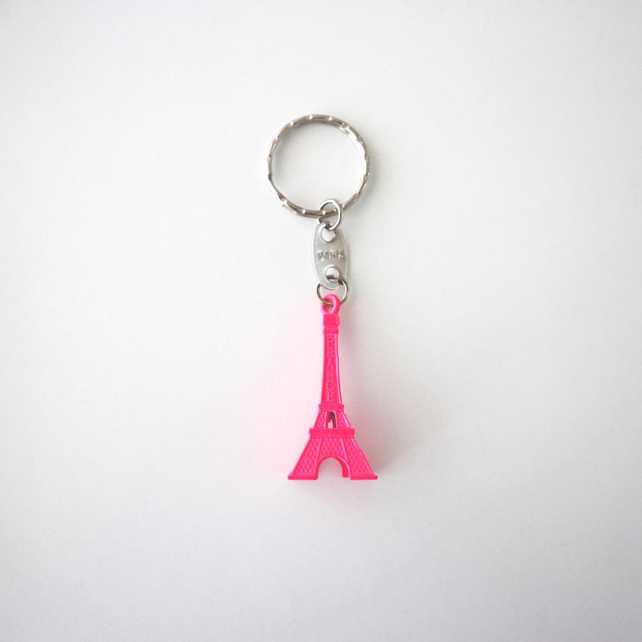 paris おみやげ エッフェル塔 ネオンカラー キーホルダー キーリング 蛍光カラー パリ フランス la tour eiffel ネオンピンク イエロー グリーン　オレンジ |  | 09