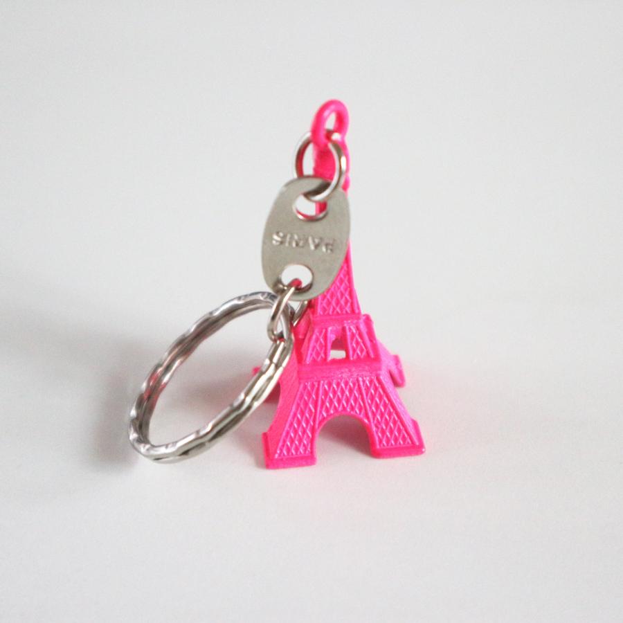 paris おみやげ エッフェル塔 ネオンカラー キーホルダー キーリング 蛍光カラー パリ フランス la tour eiffel ネオンピンク イエロー グリーン　オレンジ |  | 10