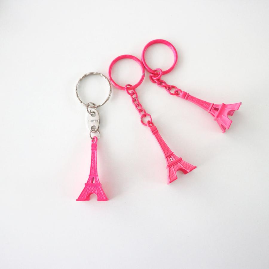 paris おみやげ エッフェル塔 ネオンカラー キーホルダー キーリング 蛍光カラー パリ フランス la tour eiffel ネオンピンク イエロー グリーン　オレンジ |  | 07