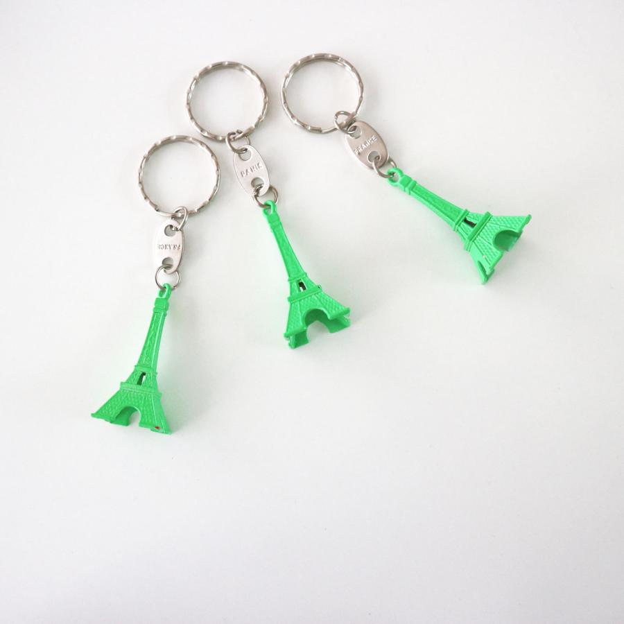 paris おみやげ エッフェル塔 ネオンカラー キーホルダー キーリング 蛍光カラー パリ フランス la tour eiffel ネオンピンク イエロー グリーン　オレンジ |  | 12