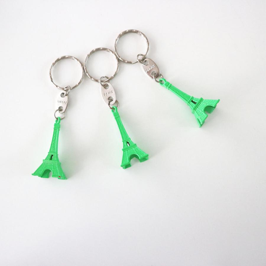 paris おみやげ エッフェル塔 ネオンカラー キーホルダー キーリング 蛍光カラー パリ フランス la tour eiffel ネオンピンク イエロー グリーン　オレンジ |  | 13