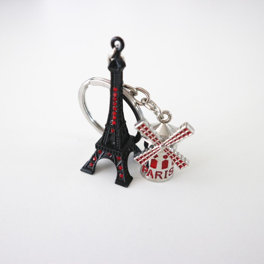 paris おみやげ エッフェル塔 ムーランルージュ  キーホルダー キーリング  パリ フランス la tour eiffel　Moulin Rouge |  | 02