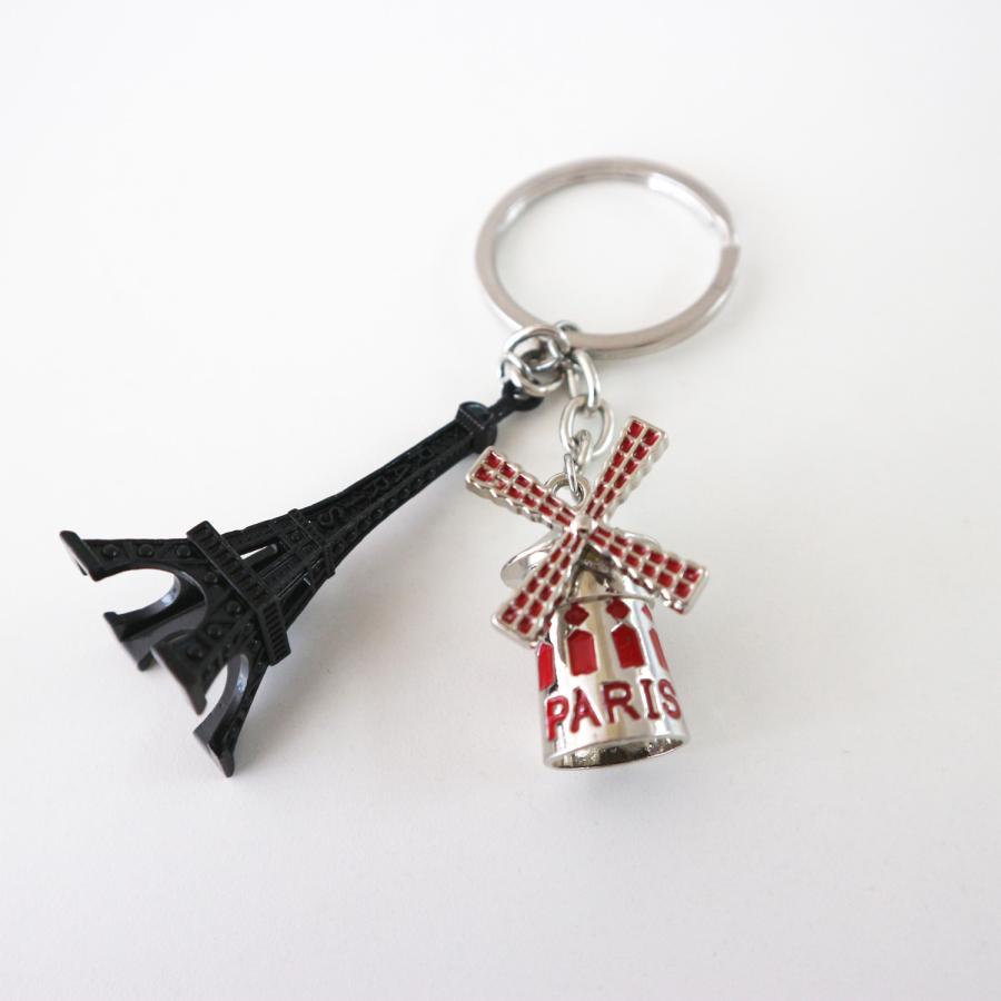 paris おみやげ エッフェル塔 ムーランルージュ  キーホルダー キーリング  パリ フランス la tour eiffel　Moulin Rouge |  | 04