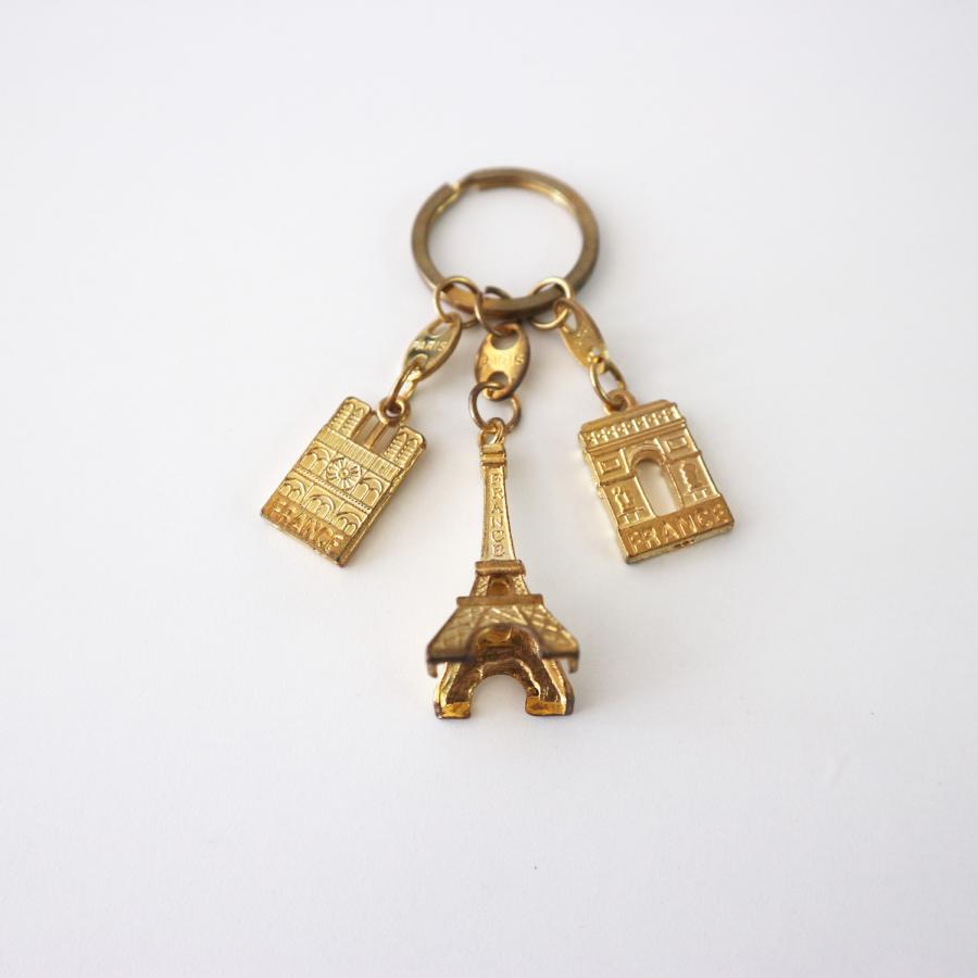 paris おみやげ パリモチーフ キーリング エッフェル塔 ノートルダム大聖堂 サクレクール寺院 チャーム キーリング キーホルダー パリ フランス |  | 02