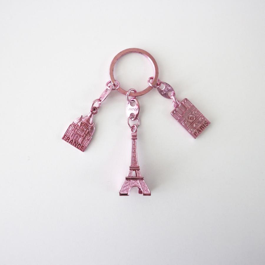 paris おみやげ パリモチーフ キーリング エッフェル塔 ノートルダム大聖堂 サクレクール寺院 チャーム キーリング キーホルダー パリ フランス |  | 05