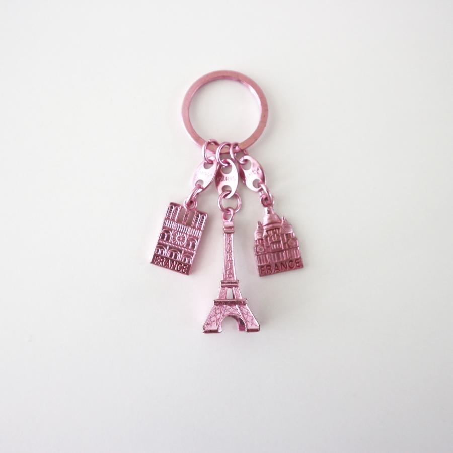 paris おみやげ パリモチーフ キーリング エッフェル塔 ノートルダム大聖堂 サクレクール寺院 チャーム キーリング キーホルダー パリ フランス |  | 06