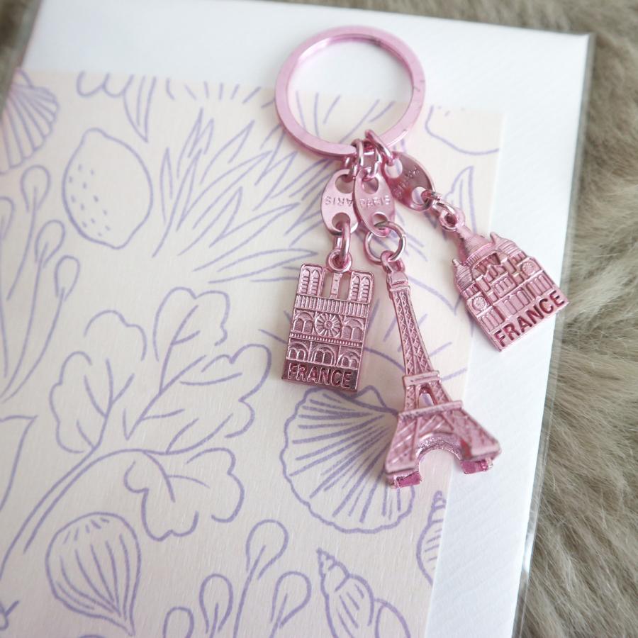 paris おみやげ パリモチーフ キーリング エッフェル塔 ノートルダム大聖堂 サクレクール寺院 チャーム キーリング キーホルダー パリ フランス |  | 09