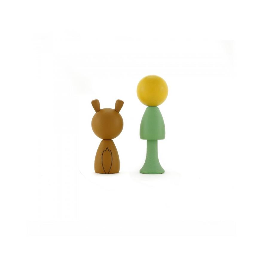 Le Petit Prince × CLiCQUES 星の王子さま 木製 人形 フィギュア
