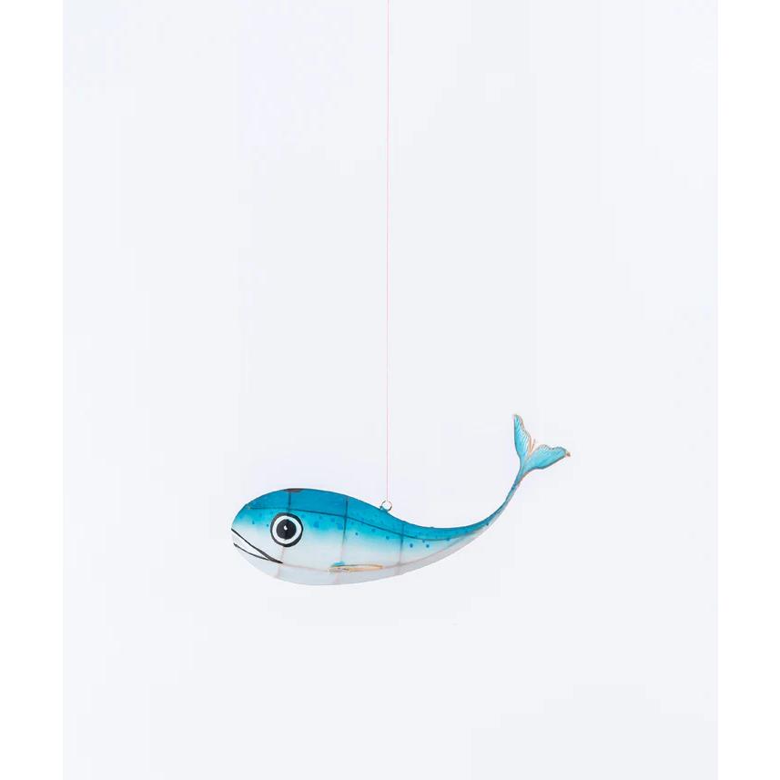 Petit Pan Paris  シルク くじら  オブジェ 竹細工 クジラ デコレーション インテリア プチパン プレゼント 18cm | 