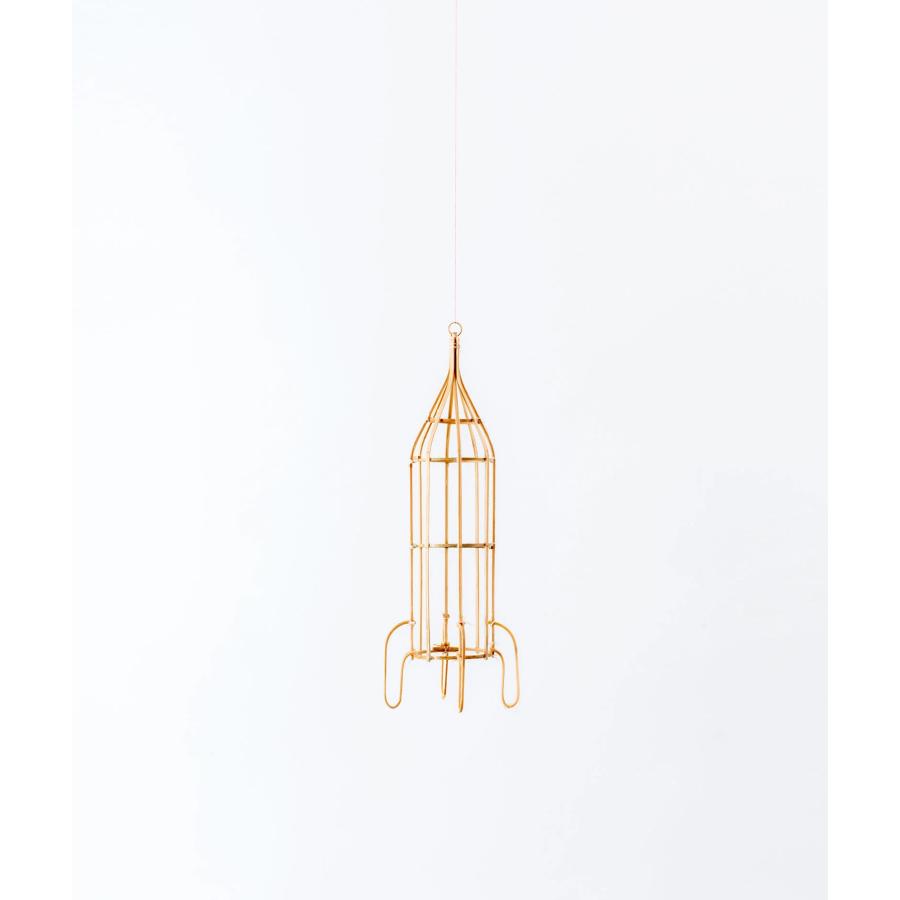 Petit Pan Paris  小さな 竹細工 ロケット 飾り バンブー デコレーション インテリア プチパン プレゼント 17×6cm | 