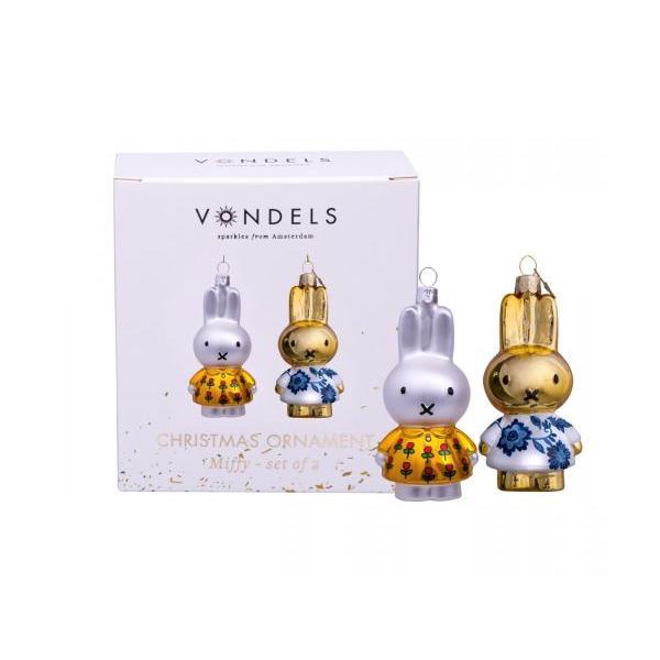 ミッフィー　クリスマスオーナメント　デルフトブルー ミッフィー クリスマスオーナメント デルフトブルー 丸型 - メルカリ