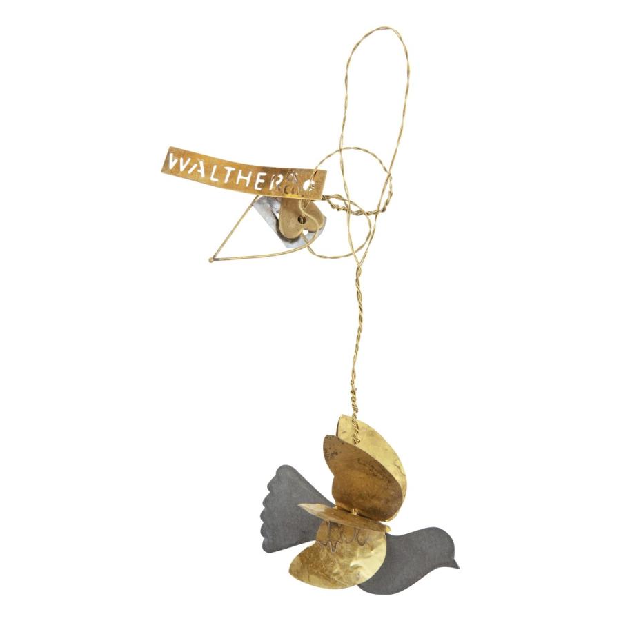 WALTHERamp;Co. small bird 【オープニング ちいさな鳥 オーナメント 飾り 金の羽 ノエル プレゼント クリスマス インテリア AL完売しました デコレーション