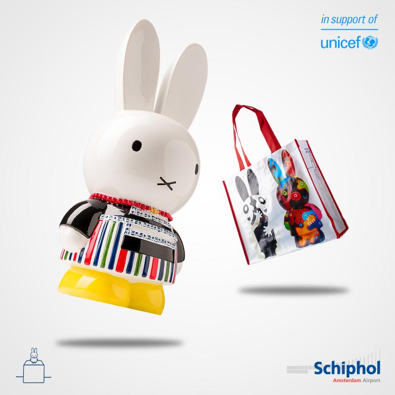 Miffy Art Parade オランダ ショッピングバッグ ミッフィー 60 Miffy Art Parade オランダ ショッピングバッグ ミッフィー 60