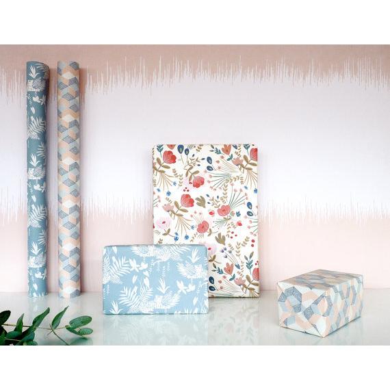 フランス SEASONPAPER ラッピング ペーパー Patchwork デザイン ギフト
