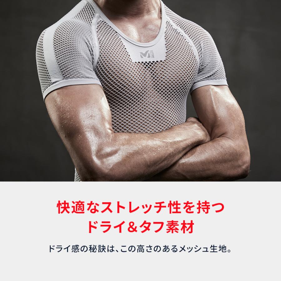 ミレー Millet ドライナミック メッシュ 3/4 タイツ DRYNAMIC MESH MIV01357 アンダーウェア  メンズ｜millet-online｜12