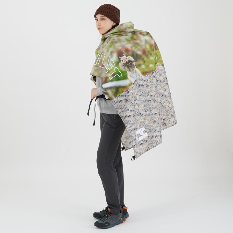 ポンチョ型ブランケット MILLET ミレー Millet オフライン ポンチョ ブランケット M