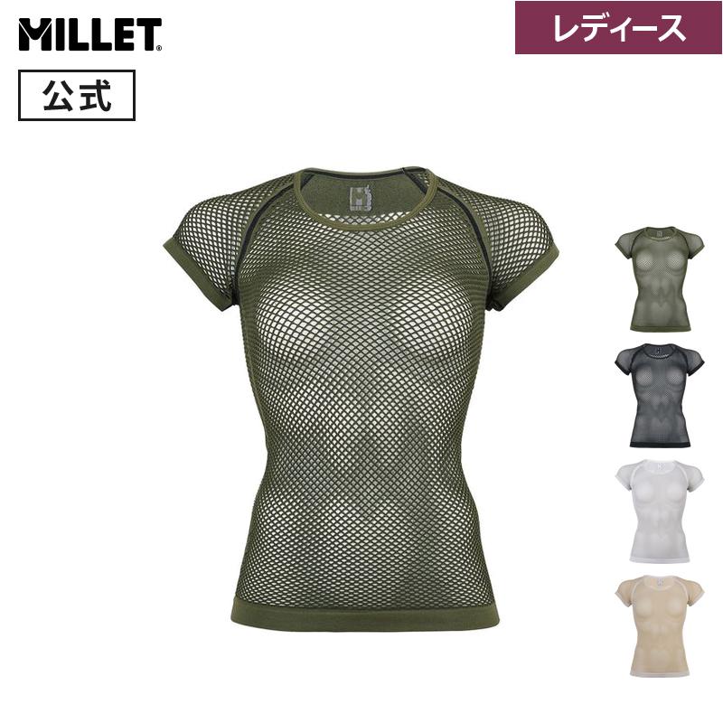 ミレー Millet ドライナミック メッシュ ショートスリーブ DRYNAMIC MESH MIV01708 アンダーウェア レディース | MILLET