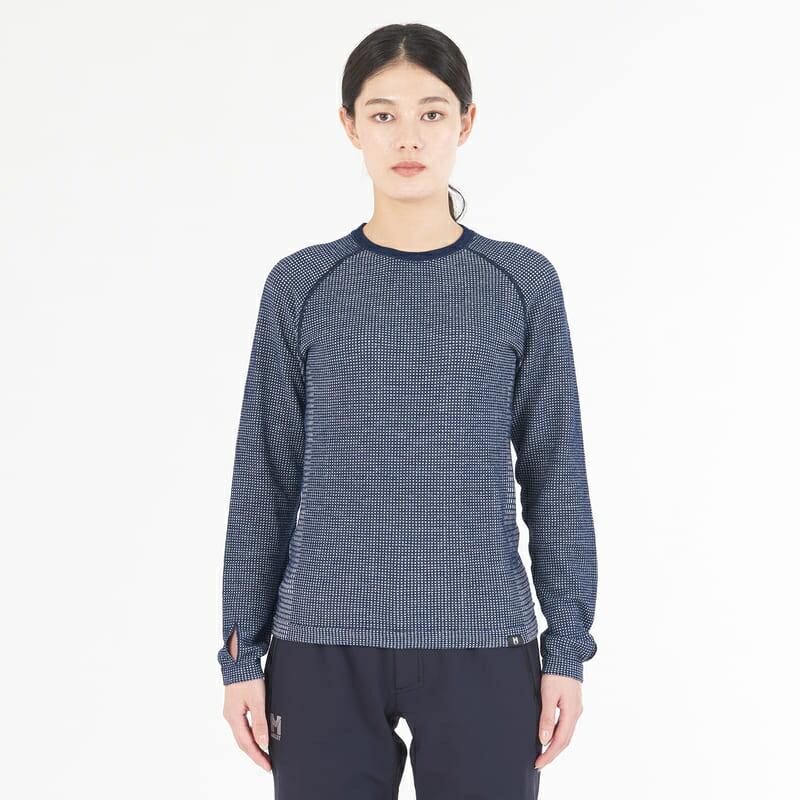 MILLET（ミレー） ワッフル ウール クルー MIV01915 レディース ベース