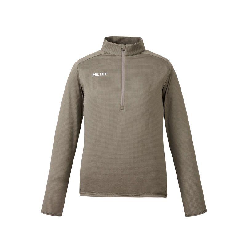 【中古・未使用品】RONNER SPORTS ロナー ハーフジップ ライディング シャツ ロングスリーブ M カーキ レディース 乗馬 馬術 中古・未使用品】RONNER SPORTS ロナー ハーフジップ ライディング