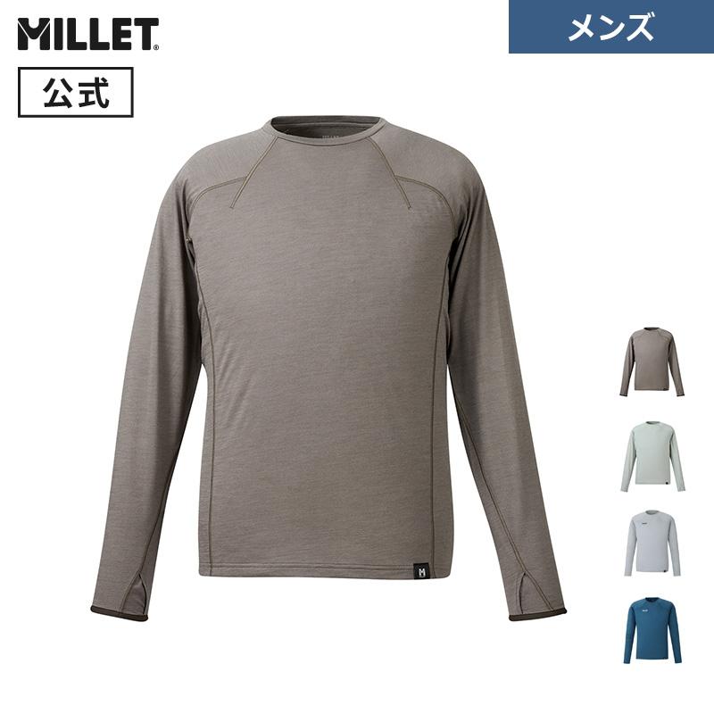 MILLET（ミレー） ウビック ウール クルー ロングスリーブ MIV03184