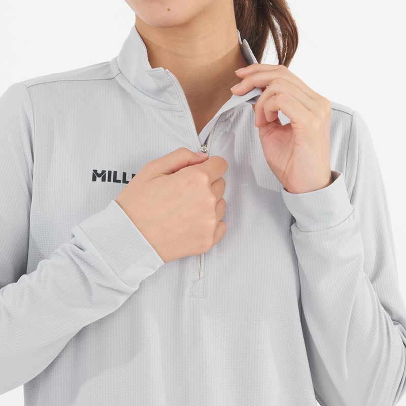 MILLET（ミレー） インセクト バリヤー ハーフジップ ロングスリーブ