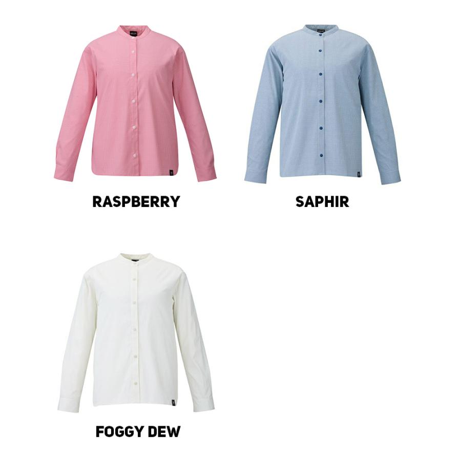 【Women's S レッド系】 Millet ( ミレー ) インセクト バリヤー チェック スタンドシャツ ロングスリーブ Insect Barrier Check Stand Shirt Long Sleev ウィメンズ】インセクト バリヤー チェックシャツ ロングスリーブ