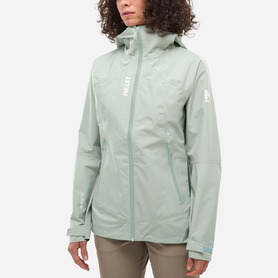 【美品】ミレー ゴアテックスパフォーマンスシェル上下セット レディース MILLET - 【美品】ミレー ゴアテックスパフォーマンスシェル上下セット