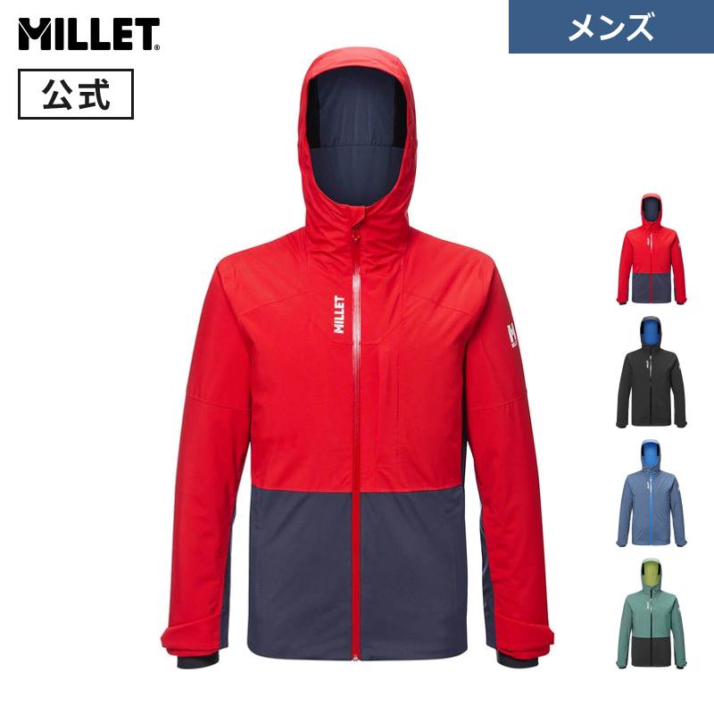 MILLET GORE-TEXスキーウェア上下セット 赤青Mサイズ　ミレー MILLET GORE-TEXスキーウェア上下セット 赤青Mサイズ ミレー