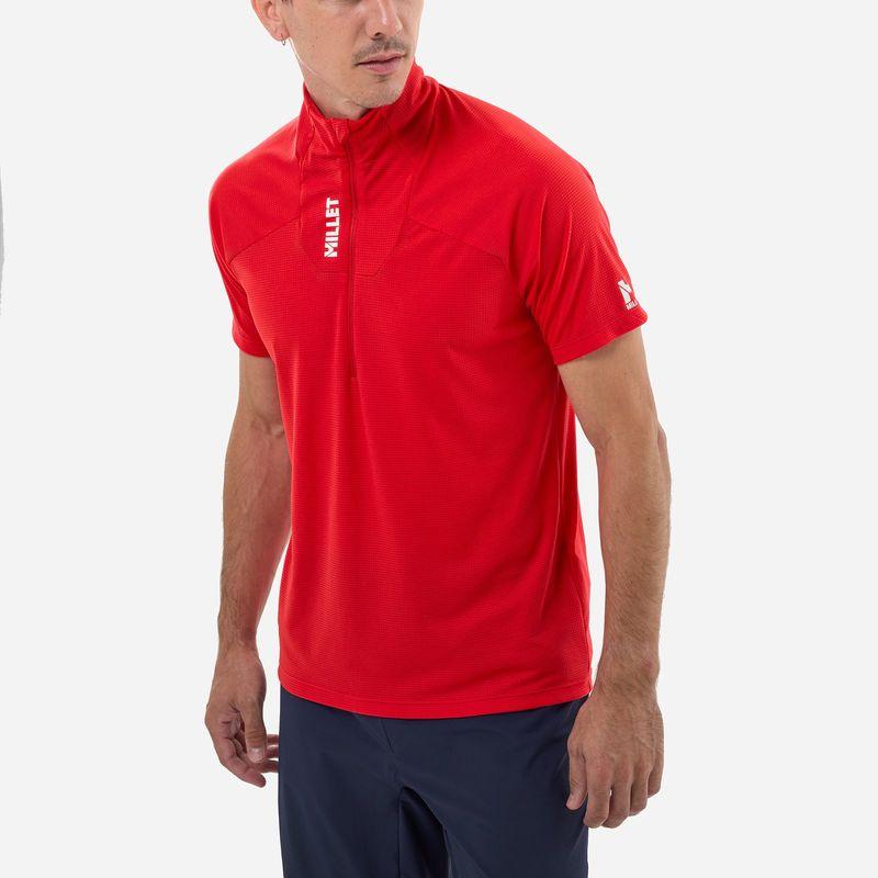 Vegeta新品未開封on court-short メンズ　Mサイズ MILLET（ミレー） カメット ジップ ショートスリーブTシャツ MIV10826