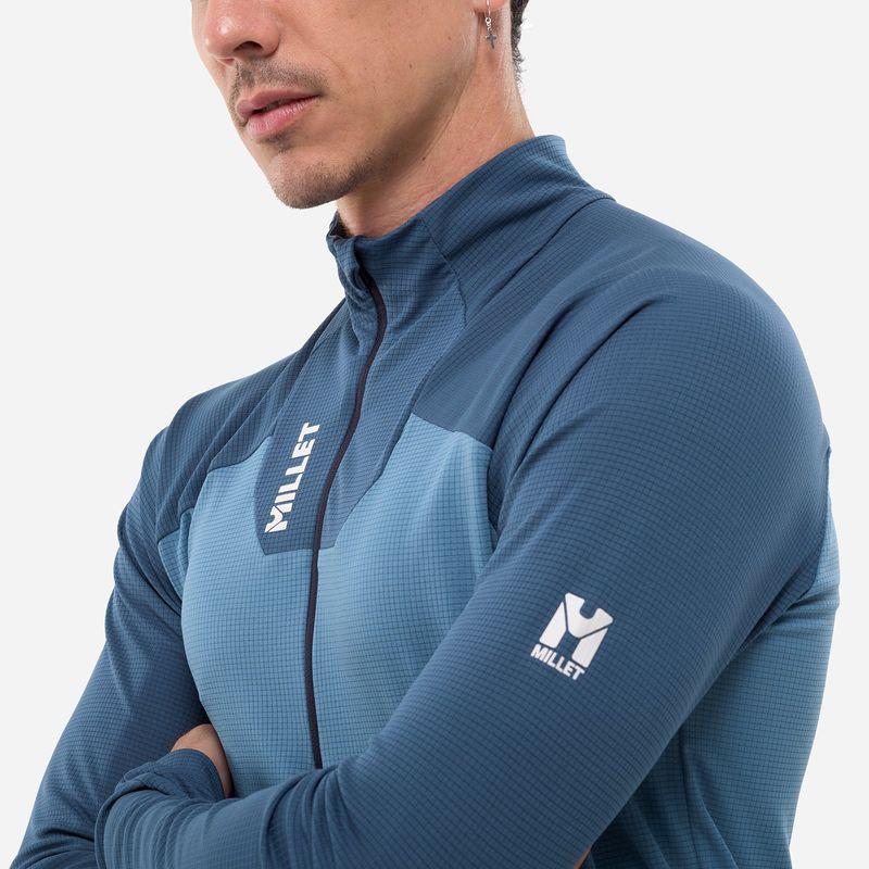 MILLET ミレー 長袖ジップTシャツ キャスター ウールジップ レディースL ウィメンズ】キャスター ウール II ジップ ロングスリーブ | Millet