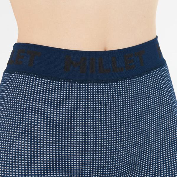 MILLET ミレー ワッフル ウール タイツ　ネイビー MILLET（ミレー） アウトレット公式 ワッフル ウール タイツ MIV01986