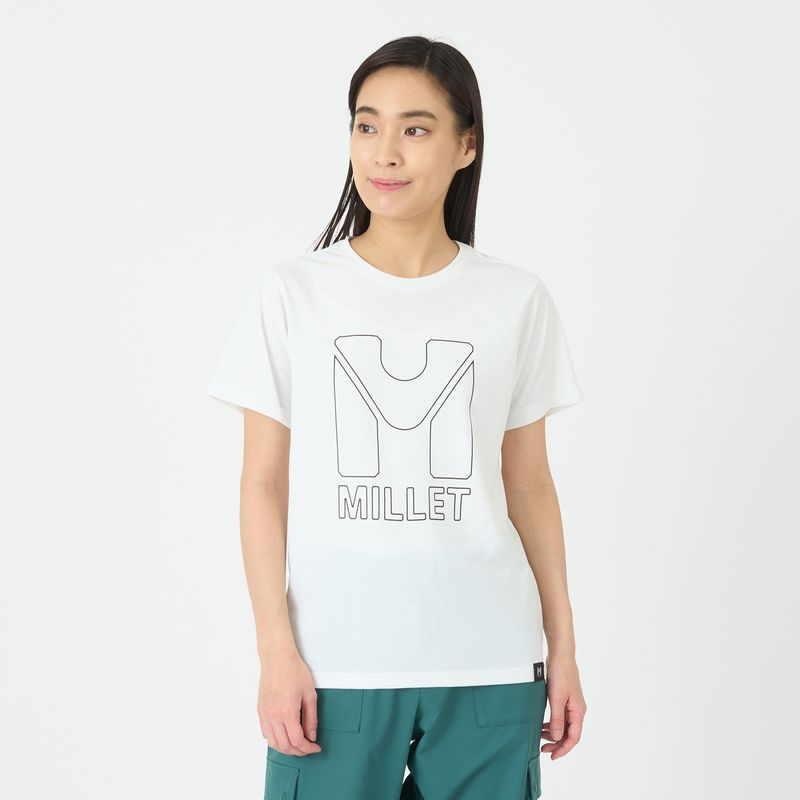 アウトレット公式 ミレー Millet ビッグ モノロゴ ショートスリーブ Tシャツ MIV03191 ユニセックス 半袖 | MILLET | 13