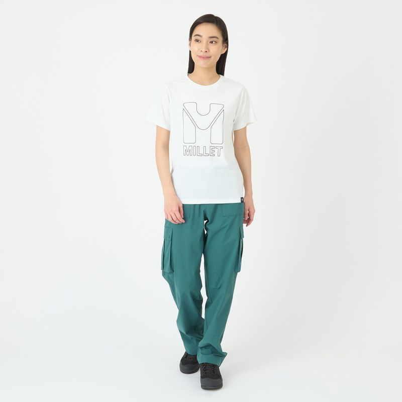 アウトレット公式 ミレー Millet ビッグ モノロゴ ショートスリーブ Tシャツ MIV03191 ユニセックス 半袖 | MILLET | 14