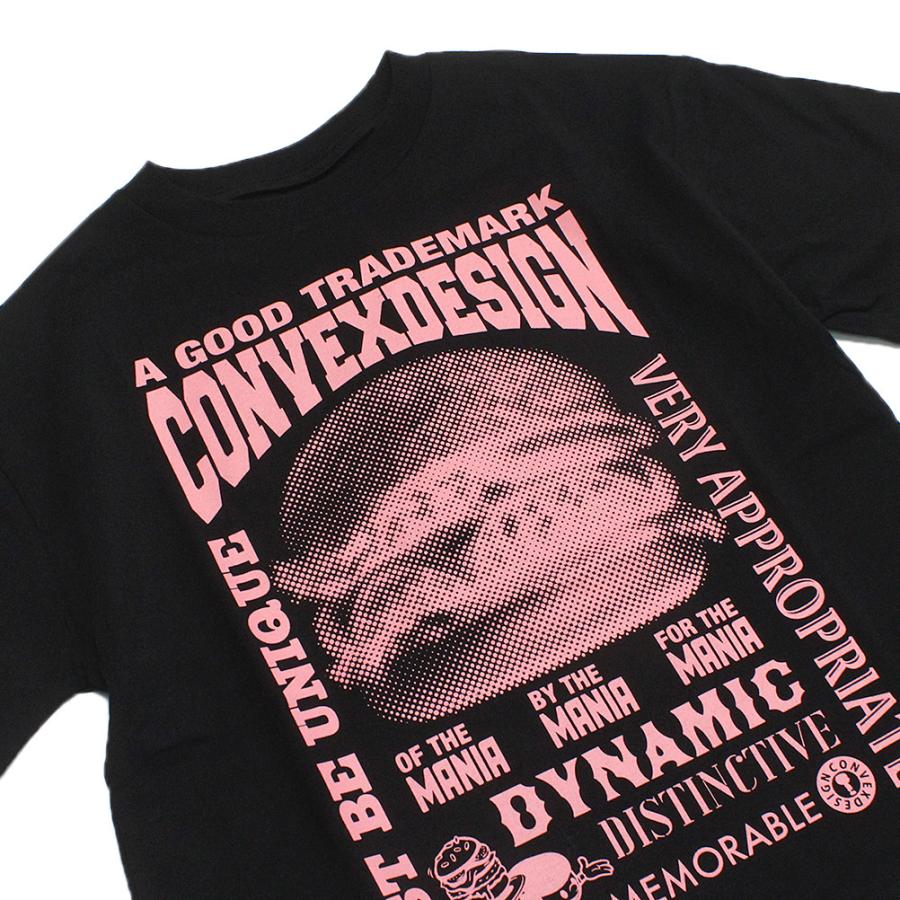 半袖Tシャツ "コンベックス　CONVEX" 子供服 ハンバーガー／スリットWIDE-T クロ(5)｜millibar｜04
