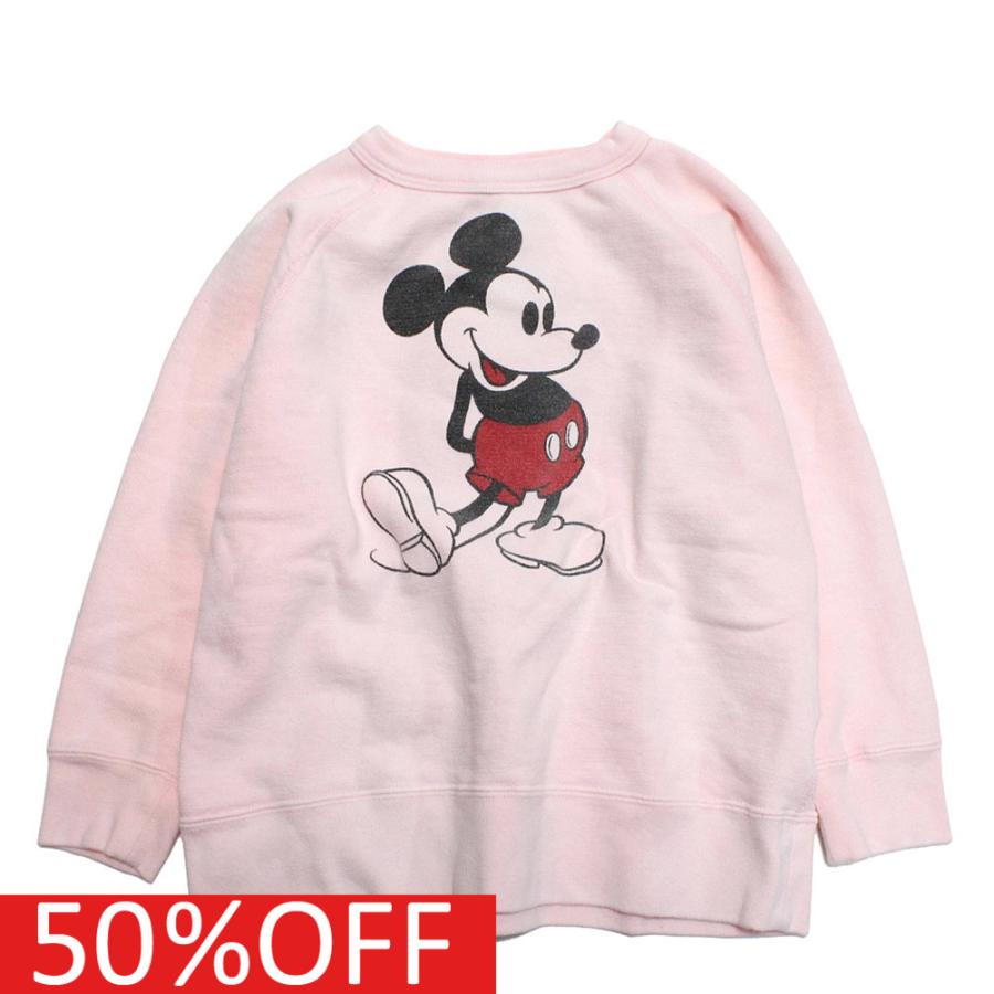 トレーナー ニット Dd ミッキー 子供服 ビンテージトンプキンウラケ Big Mickey スウェット 26lp淡ピンク Dem 03 子供服ミリバール ヤフーショップ 通販 Yahoo ショッピング