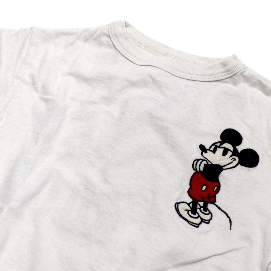 半袖Tシャツ "DD×ミッキー" 子供服 ビンテージテンジク MICKEY 28 TEE 26LP淡ピンク｜millibar｜04