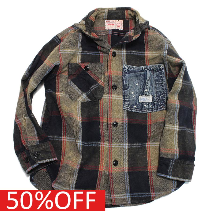 大注目 シャツ ブラウス デニム ダンガリー デニムアンドダンガリー 子供服 ネップチェック シャツ 59dkh濃カーキ 人気ブランドを Www Muslimaidusa Org