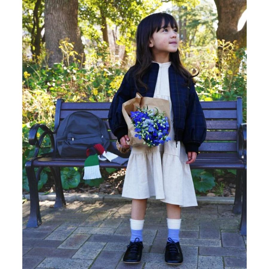 21超人気 ワンピース フィス 子供服 コットンリネン ヘリンボン ティアード ひざ下丈ワンピース 2bk黒 Ericamoreira Com Br