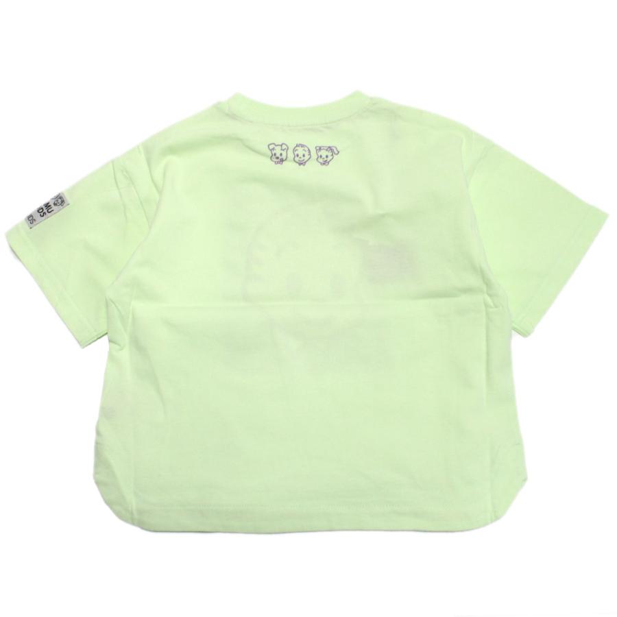 半袖Tシャツ "エフオーキッズ" 子供服 OSAMU GOODSコラボ BOX ART Tシャツ ライム(RM)｜millibar｜02
