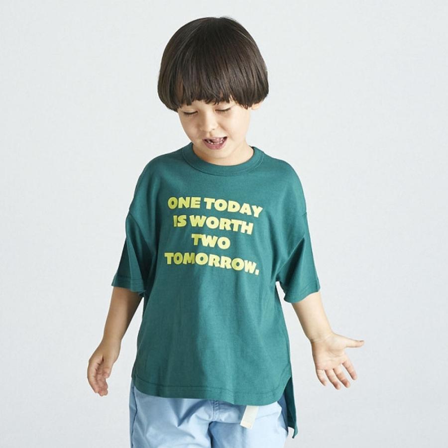 半袖Tシャツ "フォブ" 子供服 ONE TODAY Tシャツ グリーン(GN)｜millibar｜02